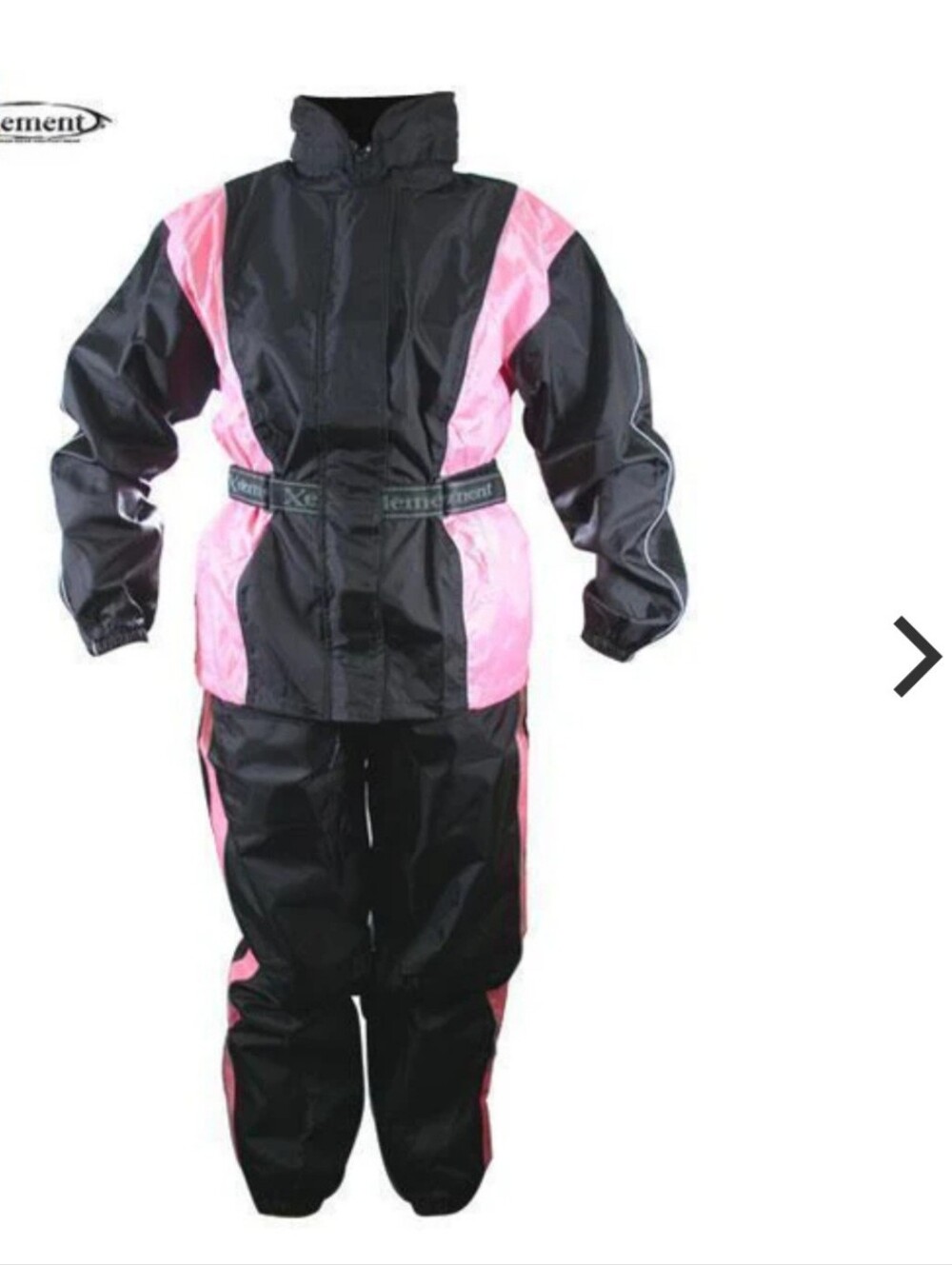 NWT!!! Exelement 2 Piece Pink/black Motorcycle Rain Suit. Sizes M & L